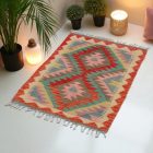 Covor kilim Chobi 91x62 afgane kilim din lână țesut manual 