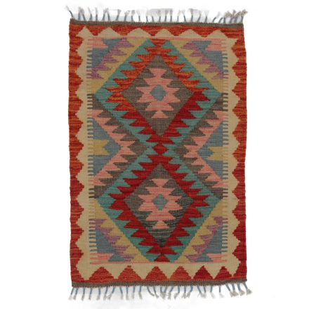 Covor kilim Chobi 91x62 afgane kilim din lână țesut manual 