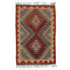 Covor kilim Chobi 91x62 afgane kilim din lână țesut manual 