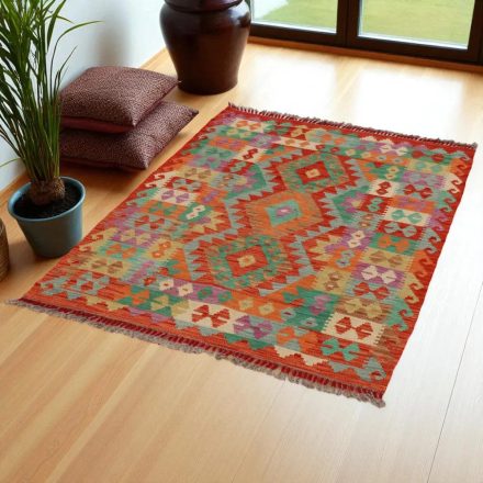 Covor Kilim Chobi 149x105 kilim din lână țesut manual