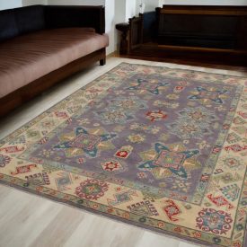 Covor oriental Kazak 200x299 Covor afgan lucrat manual