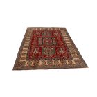 Covor afgan Kazak 150x200, lucrat manual