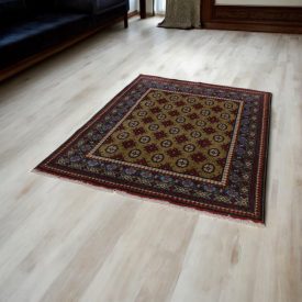   Covor oriental Aqcha Bukhara 151x196 covor afgan lucrat manual