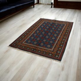 Covor oriental Aqcha Bukhara 125x187 covor afgan lucrat manual