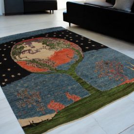   Covor oriental Afshar naqsha 195x293 covor afgan lucrat manual