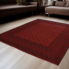 Covor oriental Aqcha Bukhara 250x333 covor afgan lucrat manual