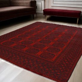 Covor oriental Aqcha Picior de elefant 255x334 covor afgan lucrat manual