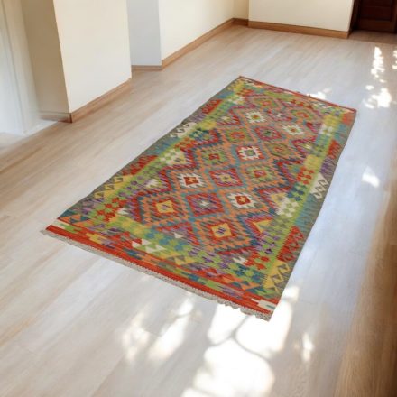 Covor traversă Kilim afgan Chobi 97x276 Kilim etnic țesut manual