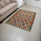Kilim țesut manual Chobi 131x181 covor Kilim afgan din lână