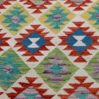 Kilim țesut manual Chobi 131x181 covor Kilim afgan din lână