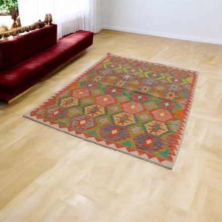 Chobi covor Kilim 149x196 kelim din lână țesută manual