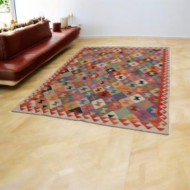 Covor Kilim etnic Chobi 178x245 Covor țesut manual afgan