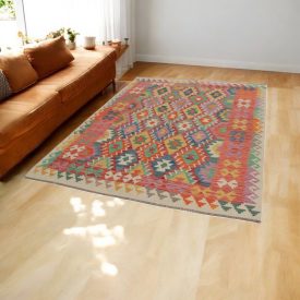 Covor Kilim țesut manual 175x238 Covor Kilim Maimana