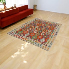   Kilim țesut manual Chobi 177x250 covor Kilim afgan din lână