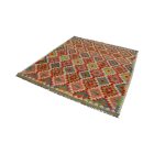 Kilim țesut manual Chobi 160x194 covor Kilim afgan din lână