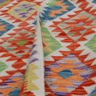 Kilim țesut manual Chobi 160x194 covor Kilim afgan din lână