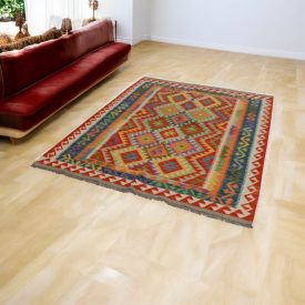 Covor Kilim Chobi 159x195 Kilim afgan țesut manual