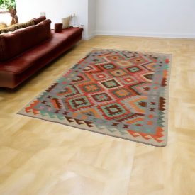 Covor Kilim etnic Chobi 172x251 Covor țesut manual afgan