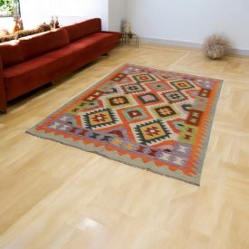 Covor Kilim afgan Chobi 170x250 Kilim etnic țesut manual