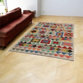 Covor Kilim lână Chobi 164x244 Kilim afgan țesut manual