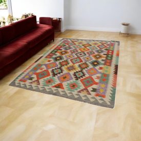 Covor Kilim etnic Chobi 175x247 Covor țesut manual afgan