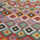 Covor Kilim lână Chobi 198x296 Kilim afgan țesut manual