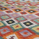 Covor Kilim lână Chobi 198x296 Kilim afgan țesut manual
