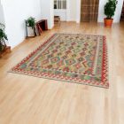 Kilim țesut manual Chobi 196x296 covor Kilim afgan din lână