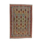 Kilim țesut manual Chobi 196x296 covor Kilim afgan din lână