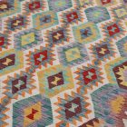 Kilim țesut manual Chobi 196x296 covor Kilim afgan din lână