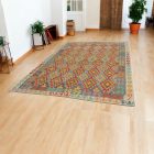 Kilim țesut manual Chobi 204x293 covor Kilim afgan din lână