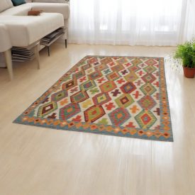 Covor Kilim Chobi 200x288 Kilim afgan țesut manual