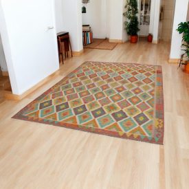 Covor Kilim Chobi 208x306 Kilim afgan țesut manual