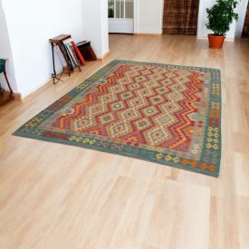 Covor Kilim Chobi 206x292 Kilim afgan țesut manual