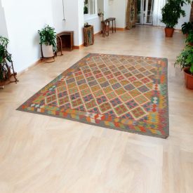 Kilim afgan Chobi 207x292 covor Kilim țesut manual