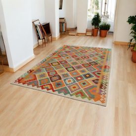 Chobi covor Kilim 196x302 kelim din lână țesută manual