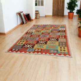 Covor Kilim Maimana 196x297 Kelim afgan țesut manual