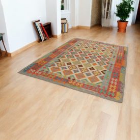 Covor Kilim Maimana 202x297 Kelim afgan țesut manual