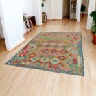Covor Kilim lână Chobi 203x298 Kilim afgan țesut manual