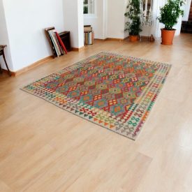 Covor Kilim Chobi 210x294 Kilim afgan țesut manual