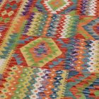 Covor Kilim lână Chobi 204x294 Kilim afgan țesut manual