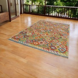 Covor Kilim țesut manual 207x308 Covor Kilim Maimana