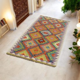   Covor traversă Kilim țesut manual 84x197 Covor Kilim Maimana