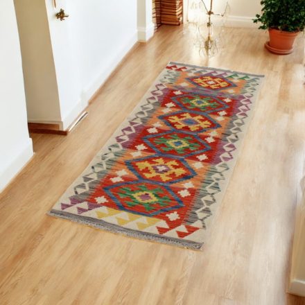 Traversă Kilim Maimana 65x193 Kelim afgan țesut manual