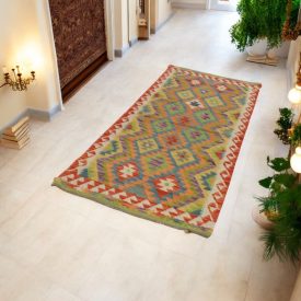   Covor traversă Kilim țesut manual 88x230 Covor Kilim Maimana