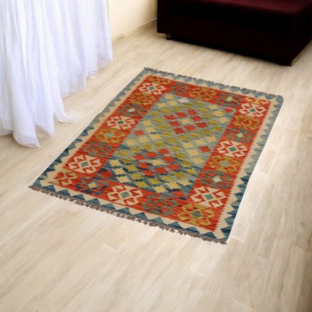 Kilim țesut manual Chobi 77x112 covor Kilim afgan din lână