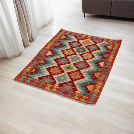 Kilim țesut manual Chobi 82x121 covor Kilim afgan din lână