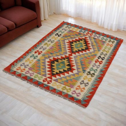 Kilim țesut manual Chobi 82x118 covor Kilim afgan din lână