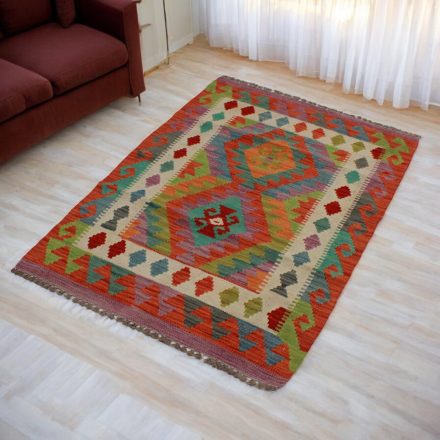 Covor Kilim lână Chobi 79x118 Kilim afgan țesut manual