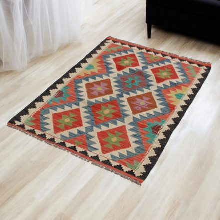 Covor Kilim lână Chobi 81x125 Kilim afgan țesut manual